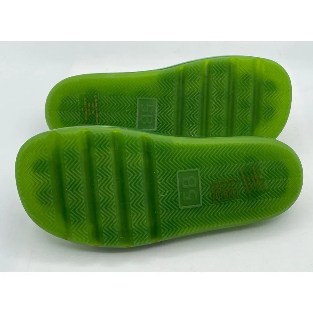 NWT Tory Burch Bubble Jelly Sandals Size 5 Green